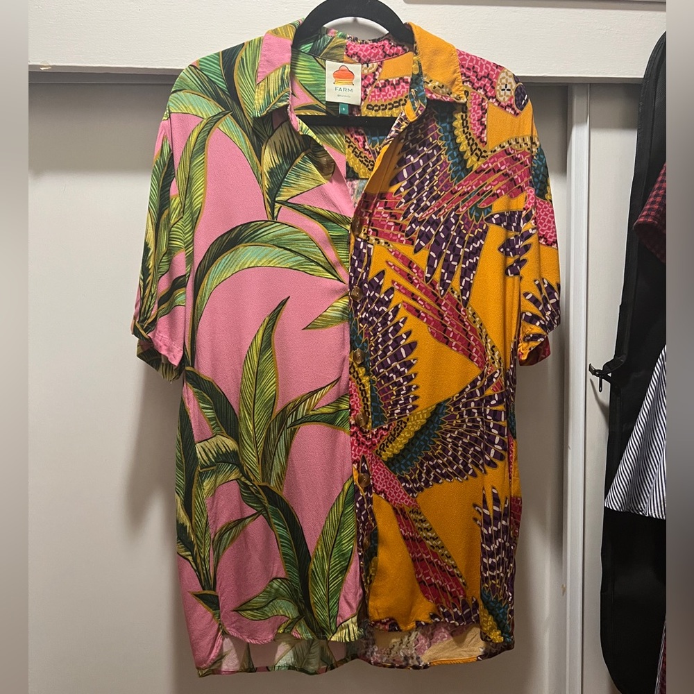 FARM Rio Mixed Prints Uni Shirt